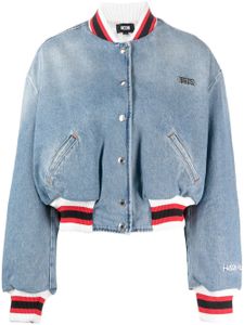 GCDS veste bomber Hello Kitty en jean - Bleu