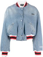 GCDS veste bomber Hello Kitty en jean - Bleu - thumbnail