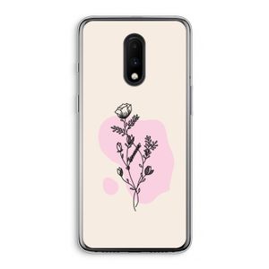 Roses are red: OnePlus 7 Transparant Hoesje