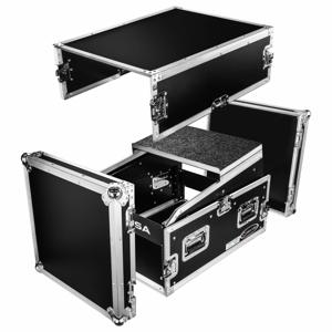 Odyssey FZGS1404 audioapparatuurtas Universeel Hard case Zwart, Roestvrijstaal