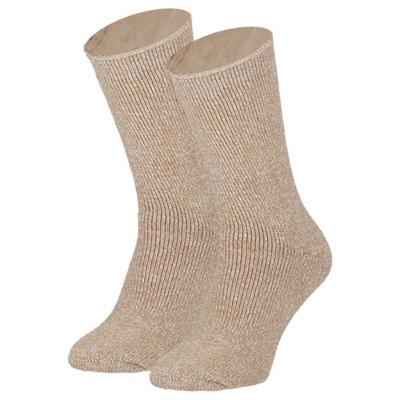 Heatkeeper Dames Thermo Sokken Beige Mouliner