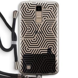 Magic pattern: LG K10 (2016) Transparant Hoesje met koord