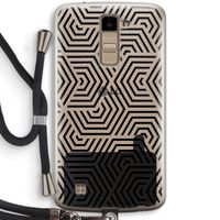 Magic pattern: LG K10 (2016) Transparant Hoesje met koord
