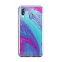 Zweverige regenboog: Samsung Galaxy A40 Transparant Hoesje