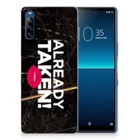 Sony Xperia L4 | Siliconen hoesje | met naam Already Taken Black
