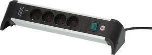 Brennenstuhl Alu-Office-Line Stekkerdoos Met Usb Power Delivery Usb-Laadfunctie 4-Voudig 1,8 M H05Vv-F 3G1.5 - 1391040420