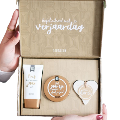 Brievenbus cadeau - Fijne verjaardag