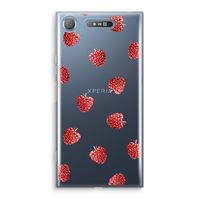 Framboosjes: Sony Xperia XZ1 Transparant Hoesje