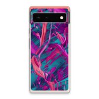 Pink Clouds: Google Pixel 6 Transparant Hoesje Pink Clouds: Google Pixel 6 Transparant Hoesje