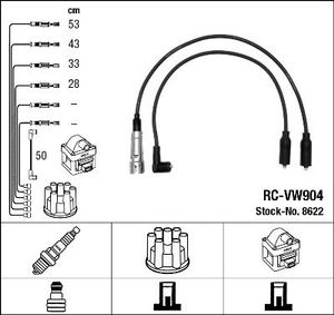 Bougiekabelset RCVW904