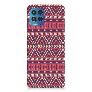 Motorola Moto G100 TPU bumper Aztec Paars