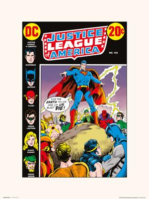 Kunstdruk DC Comics Justice Leage of America 102 30x40cm