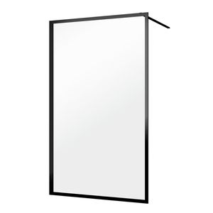 Sealskin Contour Inloopdouche A3 120x200 cm 6mm Helderglas Mat Zwart