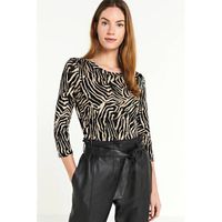 VERO MODA top VMTESS met all over print zwart - thumbnail