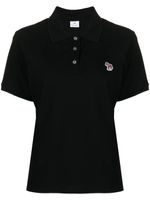 PS Paul Smith polo à patch zèbre - Noir