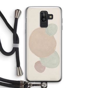 Geo #9: Samsung Galaxy J8 (2018) Transparant Hoesje met koord