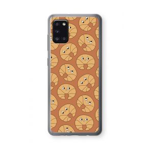 Croissant: Samsung Galaxy A31 Transparant Hoesje