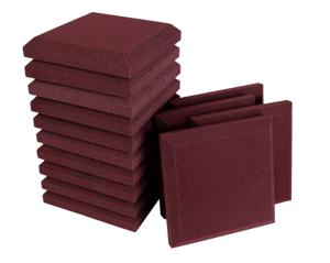 Auralex Studiofoam SonoFlat Burgundy 30x30x5cm absorber rood (14-delig)