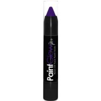 PaintGlow Face paint stick - neon paars - UV/blacklight - 3,5 gram - schmink/make-up stift/potlood   -
