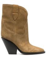 ISABEL MARANT bottines Leyane - Marron - thumbnail