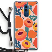 Perzik: Huawei Mate 10 Pro Transparant Hoesje met koord
