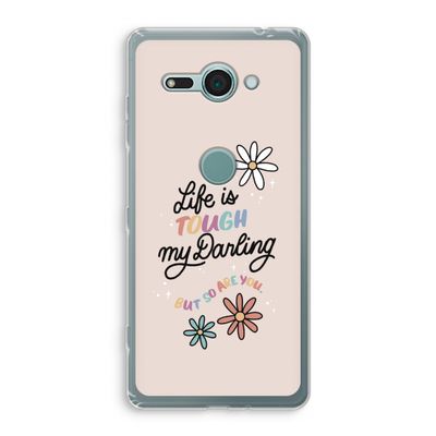 Tough Life: Sony Xperia XZ2 Compact Transparant Hoesje