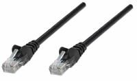 Intellinet 320795 RJ45 Netwerkkabel, patchkabel CAT 5e U/UTP 15.00 m Zwart 1 stuk(s)