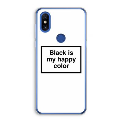 Black is my happy color: Xiaomi Mi Mix 3 Transparant Hoesje