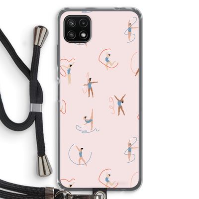 Dancing #3: Samsung Galaxy A22 5G Transparant Hoesje met koord