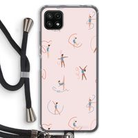 Dancing #3: Samsung Galaxy A22 5G Transparant Hoesje met koord