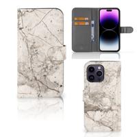 iPhone 15 Pro Max | Bookcase | Marmer Beige