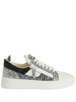 Giuseppe Zanotti baskets Gz94 à paillettes - Argent