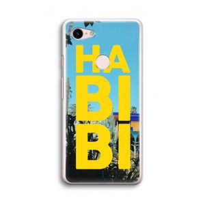 Habibi Majorelle : Google Pixel 3 Transparant Hoesje