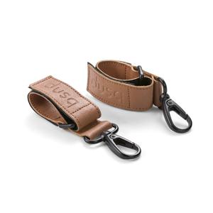 Dusq leren stroller straps - cognac