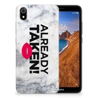 Xiaomi Redmi 7A | Siliconen hoesje | met naam Already Taken White