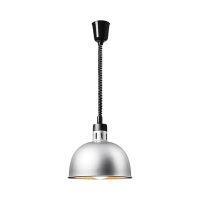 warmtelamp - zilver - 28.5 x 28.5 x 29 cm - Royal Catering - staal - in hoogte verstelbaar