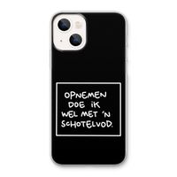 Schotelvod: iPhone 13 Transparant Hoesje