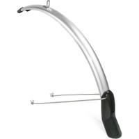 Eurofender Voorspatbord scatto 28" x 51 mm - zilver