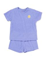 HEMA Babypyjama Badstof Lavendel Lavendel (lavendel)