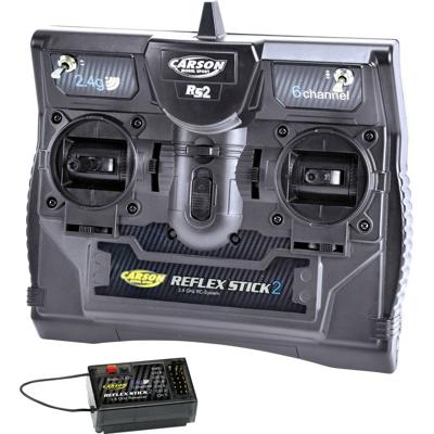 Carson Modellsport Reflex Stick II RC handzender 2,4 GHz Aantal kanalen: 6 Incl. ontvanger