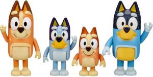 Moose Toys Bluey Familie Speelfiguren, 4st.