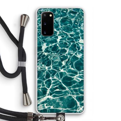 Weerkaatsing water: Samsung Galaxy S20 Transparant Hoesje met koord