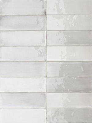 Wandtegel wit Sartoria Tbrick 16x5cm rain glans gerectificeerd