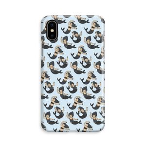 Zeemeermin: iPhone Xs Volledig Geprint Hoesje