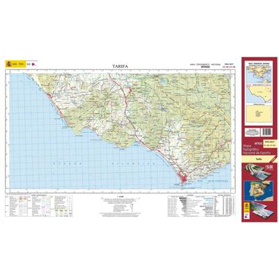 Topografische kaart 1076/1077 MT50 Tarifa | CNIG - Instituto Geográfico Nacional1