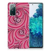 Samsung Galaxy S20 FE Hoesje maken Swirl Pink