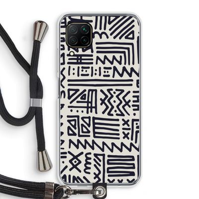 Marrakech print: Huawei P40 Lite Transparant Hoesje met koord