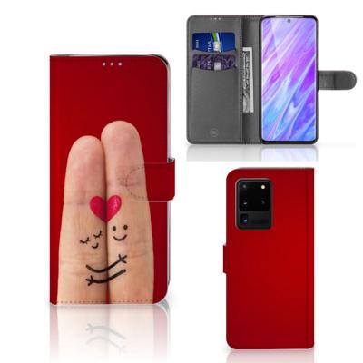 Samsung Galaxy S20 Ultra | Wallet Case | met Pasjes | Liefde - Origineel Romantisch Cadeau
