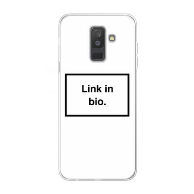 Link in bio: Samsung Galaxy A6 Plus (2018) Transparant Hoesje
