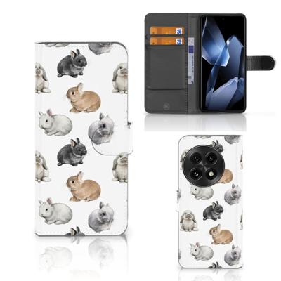 Telefoonhoesje | Met pasjeshouder | voor OnePlus 13 Konijntjes